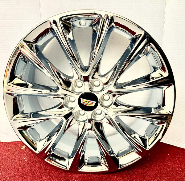 4 FACTORY TRIPLE CHROME PLATED 20" WHEELS FIT CADILLAC XT5 XT6 SRX