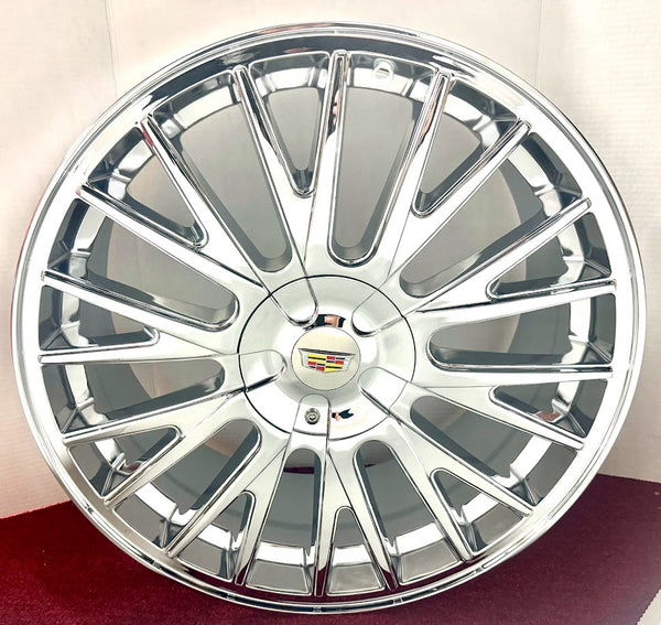 "CLASSIC" CHROME 20" X 8.5" SET OF 4 WHEELS CT6 CTS CT5 XTS XT4