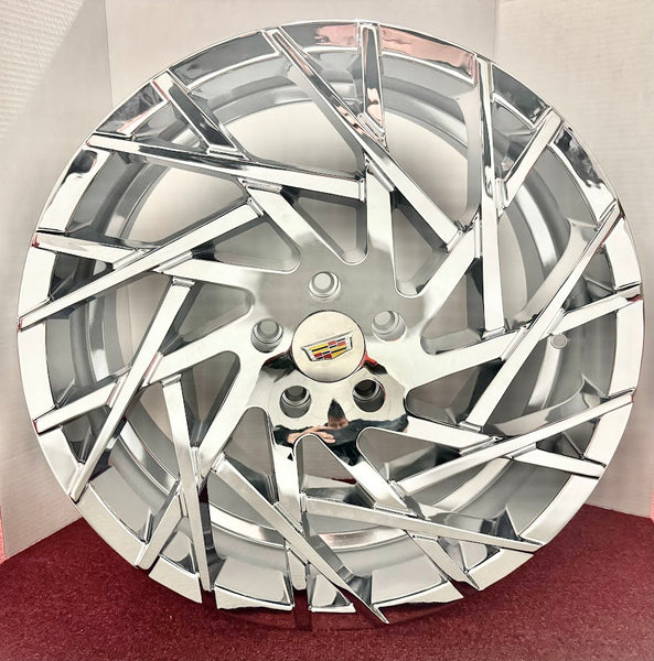 "WEB" CHROME 20" X 8.5" SET OF 4 WHEELS CTS CT6 XTS XT4 CT5 5x120