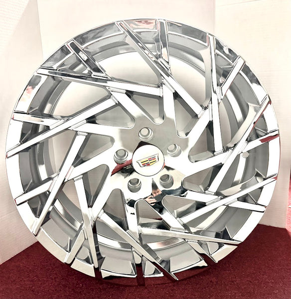 "WEB" CHROME 20" X 8.5" SET OF 4 WHEELS CTS CT6 XTS XT4 CT5 5x120