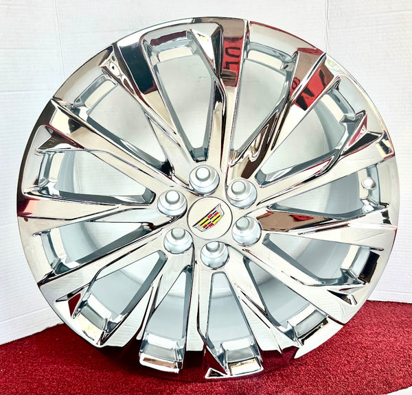 4 FACTORY TRIPLE CHROME PLATED 20" WHEELS FIT CADILLAC XT5 XT6 SRX BARS