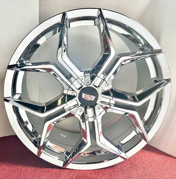 "SWORD" CHROME 20" X 8.5" SET OF 4 WHEELS CT6 CT5 XTS XT4 CTS 5X120