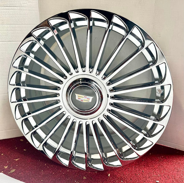 "METRO" CHROME 20" X 8.5" SET OF 4 WHEELS CT6 CT5 XTS XT4 CTS 5X120