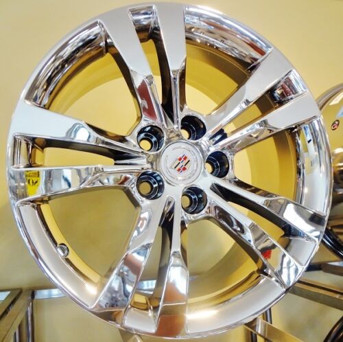 CADILLAC CHROME 18" X 8.5" OE SPEC SET OF 4 WHEELS