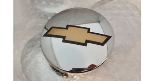 CHEVROLET 3" GOLD BOWTIE CENTER CAP FOR 20" AND 22" SET OF 4