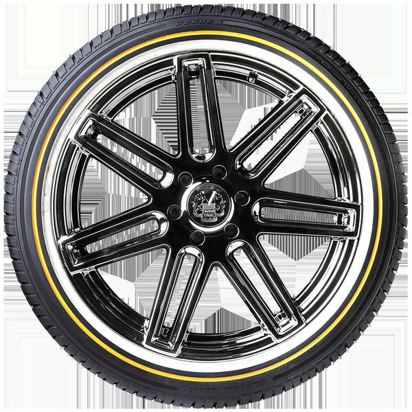 VOGUE TYRE 225 60 16 WHITE AND GOLD SET OF 2 TIRES