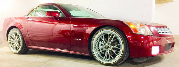 XLR XLR V CHROME PLATED PERFECT FIT 19" X 8.5" SET OF 4 WHEELS