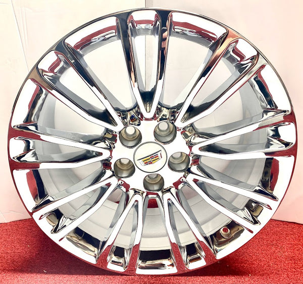 Cadillac CT6 PREMUIM FACTORY TRIPLE CHROME PLATED 20" WHEELS FIT CTS XTS XT4 CT5 4765