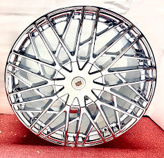 "FLEX" CHROME 20" X 8.5" SET OF 4 WHEELS 5x120 CTS CT5 CT6 XTS XT4