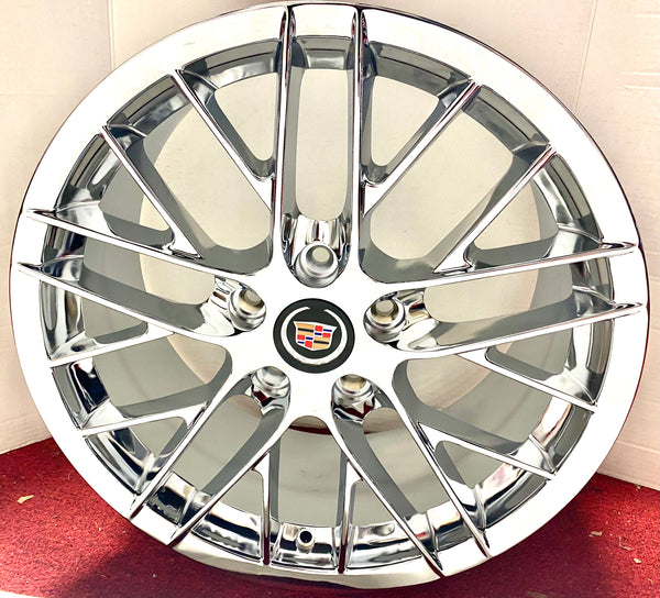 XLR XLR V CHROME PLATED PERFECT FIT II 18" X 8.5" SET OF 4 WHEELS