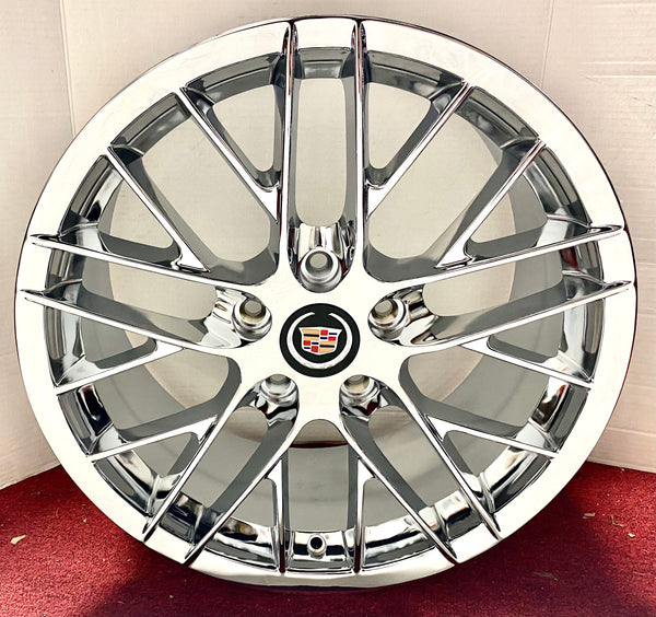 XLR XLR V CHROME PLATED PERFECT FIT II 18" X 8.5" SET OF 4 WHEELS