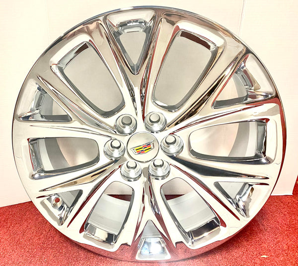 4 OE TRIPLE CHROME PLATED 20" X 8" WHEELS FIT CADILLAC XT5 XT6 SRX