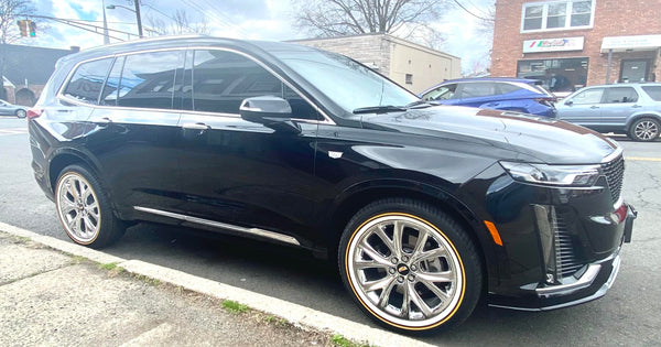 4 OE TRIPLE CHROME PLATED 20" X 8" WHEELS FIT CADILLAC XT5 XT6 SRX