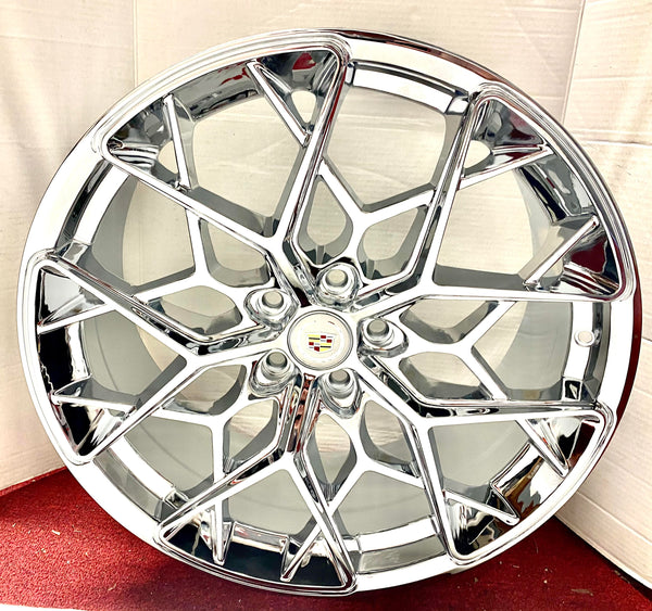 CHROME STASH 20" X 8.5" SET OF 4 WHEELS 5x115