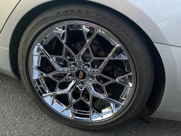 CHROME STASH 20" X 8.5" SET OF 4 WHEELS 5x120