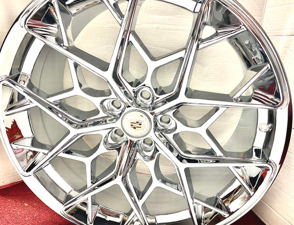CHROME STASH 20" X 8.5" SET OF 4 WHEELS 5x115