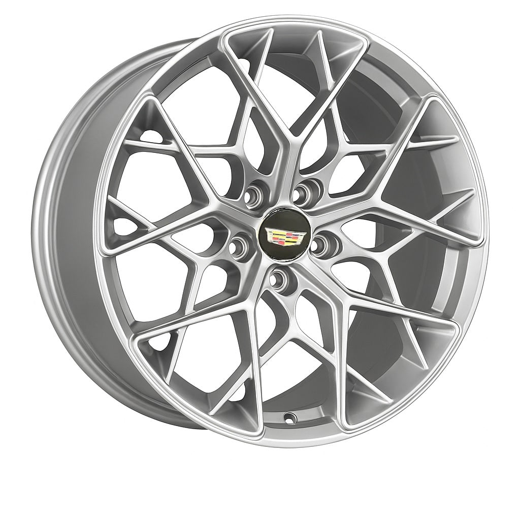 PLATINUM SILVER STASH 19" X 8.5" SET OF 4 WHEELS 5x120