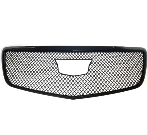 CADILLAC ATS GLOSS BLACK Grille Overlay 2015 Thru 2019 ABS464BLK