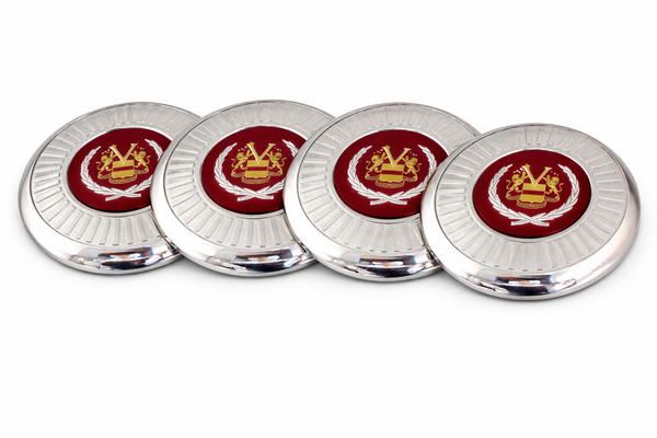 SET OF FOUR APPLIANCE WIRE WHEEL CENTER CAPS (FWD WHEEL) 00250