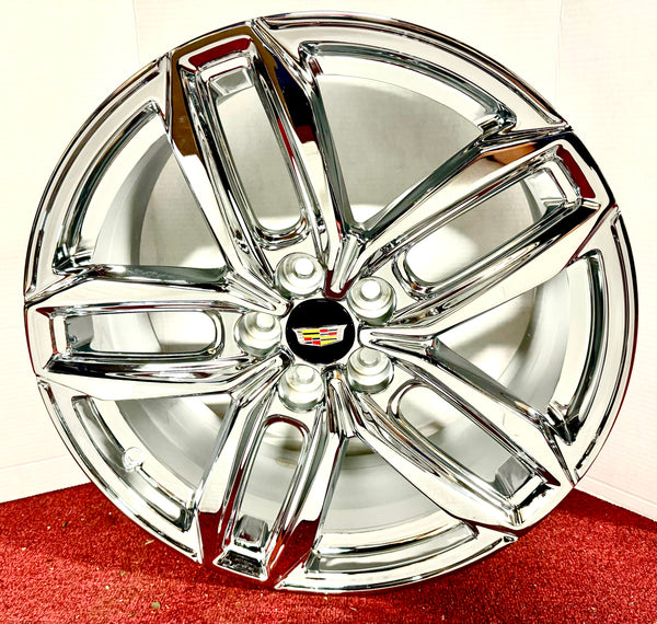 Cadillac XT4 PREMIUM FACTORY TRIPLE CHROME PLATED 20" WHEELS FIT CTS XTS CT6 CT5 4823