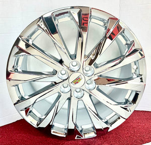 4 FACTORY TRIPLE CHROME PLATED 20" WHEELS FIT CADILLAC XT5 XT6 SRX BARS