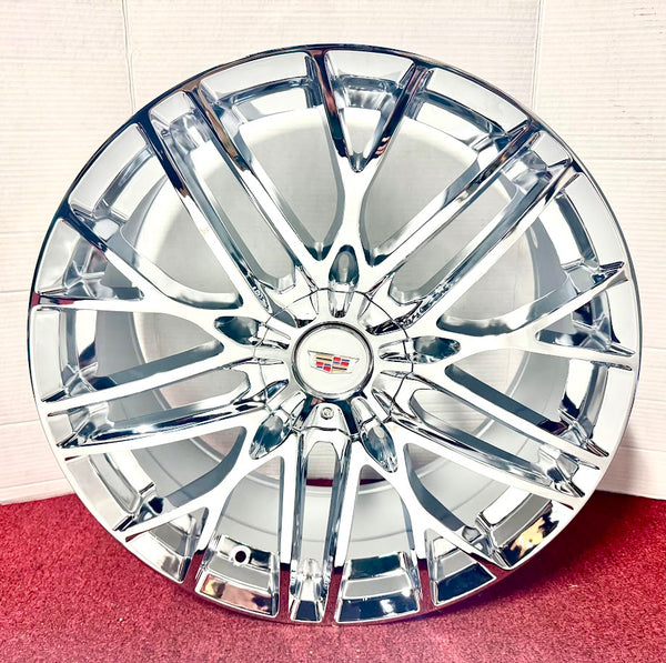 "SPIDER" CHROME 20" X 8.5" SET OF 4 WHEELS 5X120 CTS XTS XT4 CT6 CT5