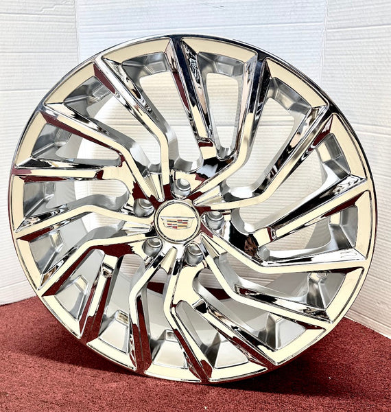 "ZIG-ZAG" CHROME 20" X 8.5" SET OF 4 WHEELS 5X120 CTS XTS XT4 CT6 CT5
