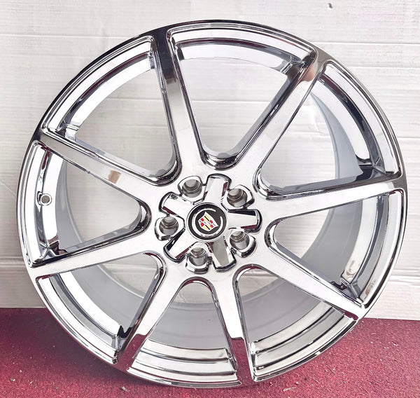 "APEX" CHROME 17" SET OF 4 WHEELS DTS DEVILLE ATS STS