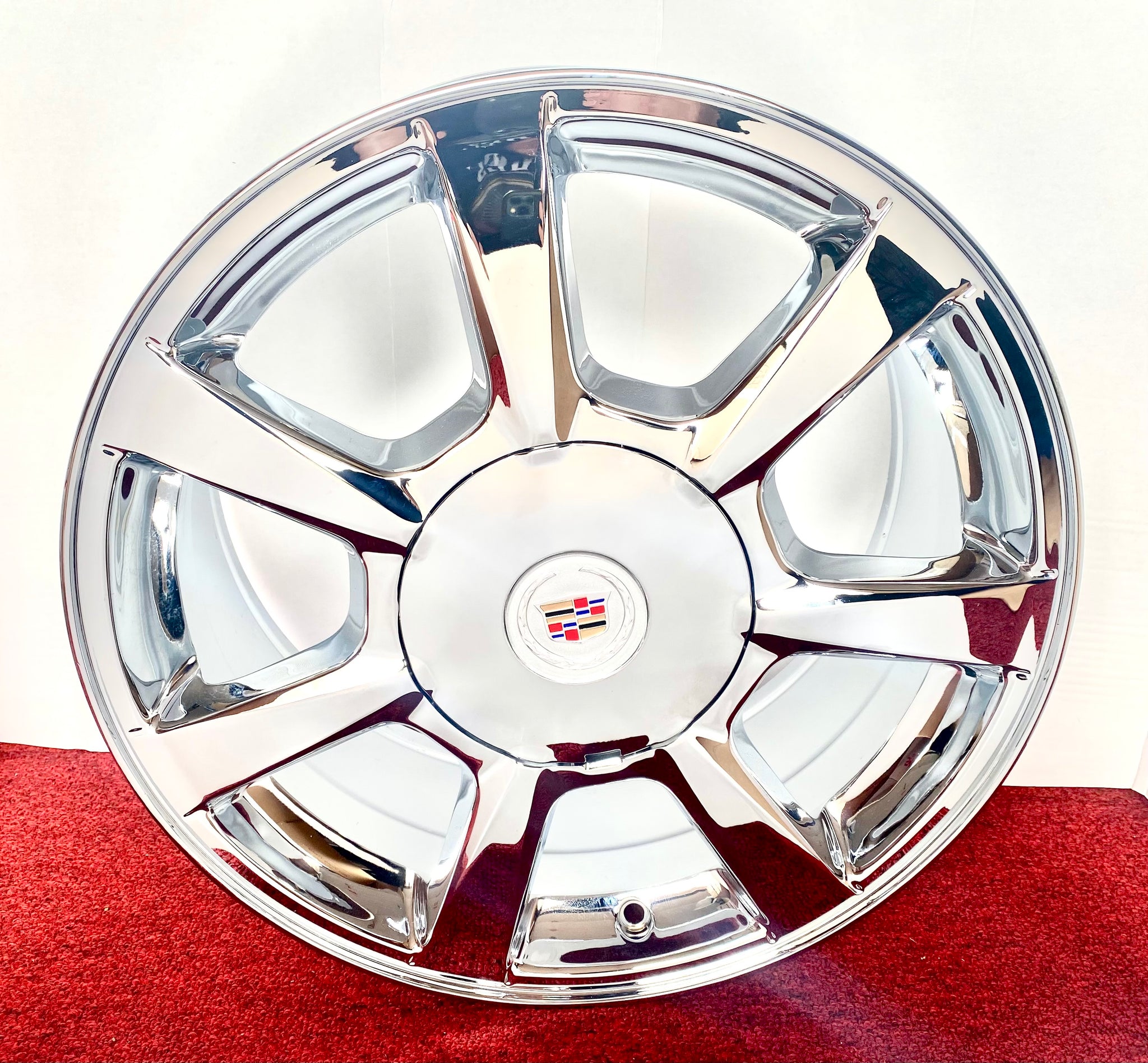 CTS 17" CHROME GENUINE FACTORY GM SET OF 4 WHEELS 2008-2013 4623
