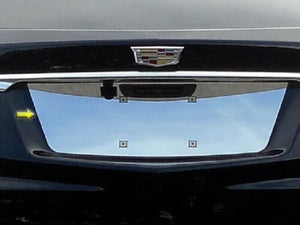Cadillac XT5 POLISHED STAINLESS STEEL REAR LICENSE PLATE TRIM