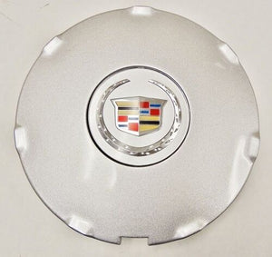 CTS 17" SINGLE CHROME FACTORY OEM SILVER CENTER CAP 2008 AND 2009