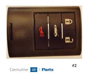 XLR XLR V FACTORY GM #2 KEY FOB REMOTE TRANSMITTER #25926474 2008 2009