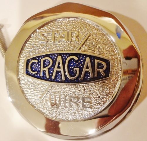 CRAGAR STAR WIRE CHROME CENTER CAPS SET OF 4