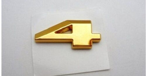 SRX 24K GOLD "4" EMBLEM 2004-2009
