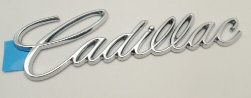 Large Cadillac Script Sign CADILLAC CHROME SCRIPT EMBLEM – BiggDaddyCaddy