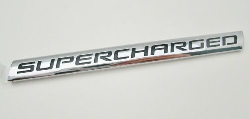 SUEPRCHARGED SMALL TRUNK EMBLEM