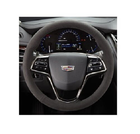 ELR BLACK SUEDE EBONY FACTORY GM STEERING WHEEL #23316245