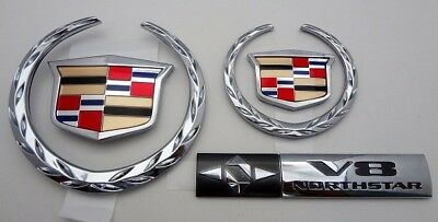 DTS DHS Deville New Style Upgrade Emblem Package Chrome 2000 2001