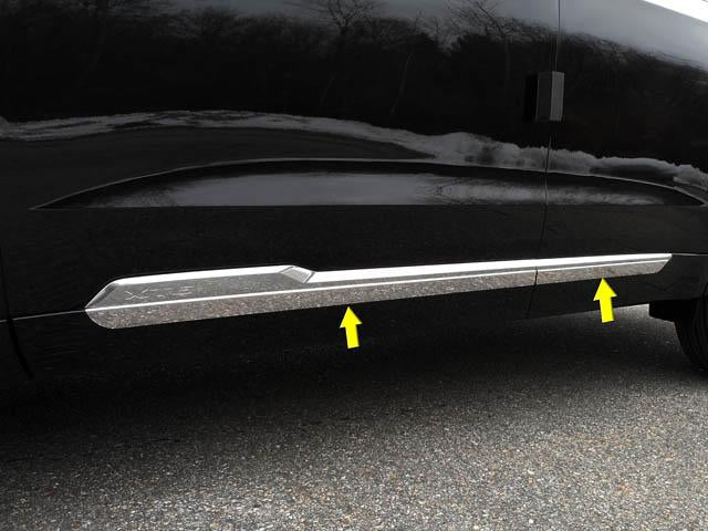 STAINLESS STEEL ROCKER PANEL TRIM 4PC FITS 2020 CADILLAC XT6 TH60210