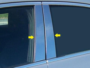 STAINLESS STEEL PILLAR TRIM 4PC FITS 2013-2018 CADILLAC ATS PP53235