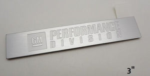 GM Performance Division Emblem Large Size