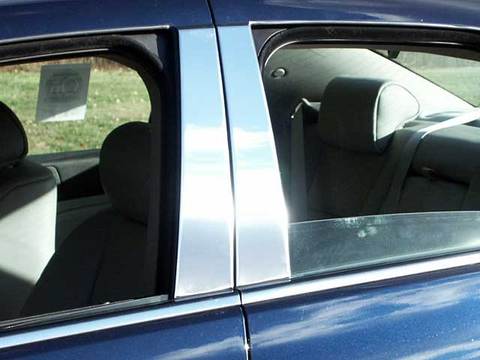 STAINLESS STEEL PILLAR TRIM 4PC FITS 2005-2011 CADILLAC STS PP45236