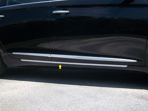 STAINLESS STEEL ROCKER PANEL TRIM 2PC FITS 2013-2019 CADILLAC XTS TH53248