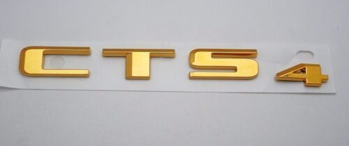 CTS 4 Coupe Emblem 24k Gold 2014
