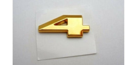 CTS "4" Emblem 24k Gold 2008-2013