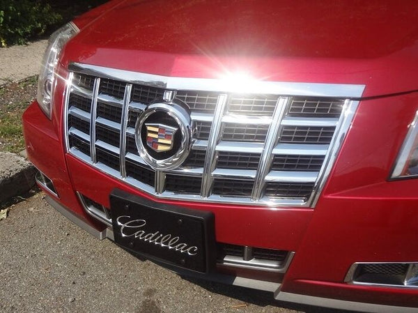 2012-2013 CADILLAC CTS 1 PIECE CHROME UPPER GRILLE OVERLAY