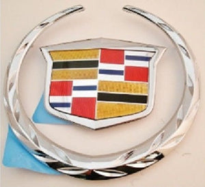 CTS V Sport Rear Wreath and Crest Chrome 2014-2015