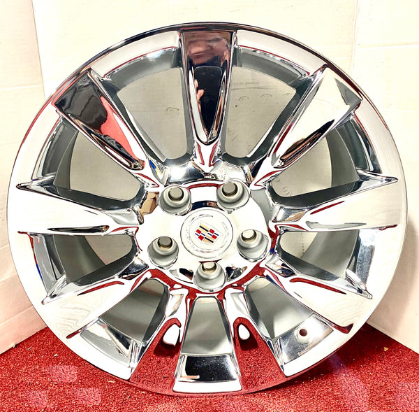 XLR PLATINUM CHROME 18" X 8" GENUINE FACTORY GM SET OF 4 WHEELS
