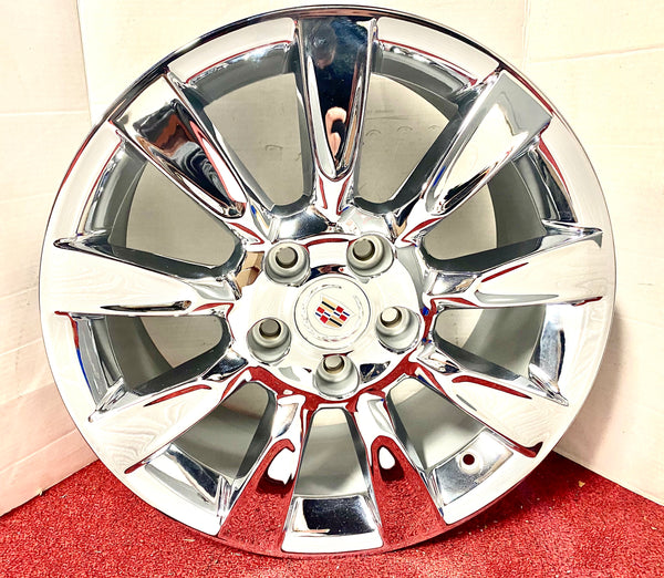 XLR PLATINUM CHROME 18" X 8" GENUINE FACTORY GM SET OF 4 WHEELS