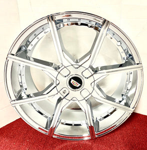 VICTORY CHROME 20" X 8.5" SET OF 4 WHEELS 5X115